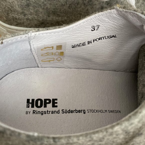 Hope by Ringstrand Soderberg "Billie Sneaker" Light Grey - Picture 3 of 9